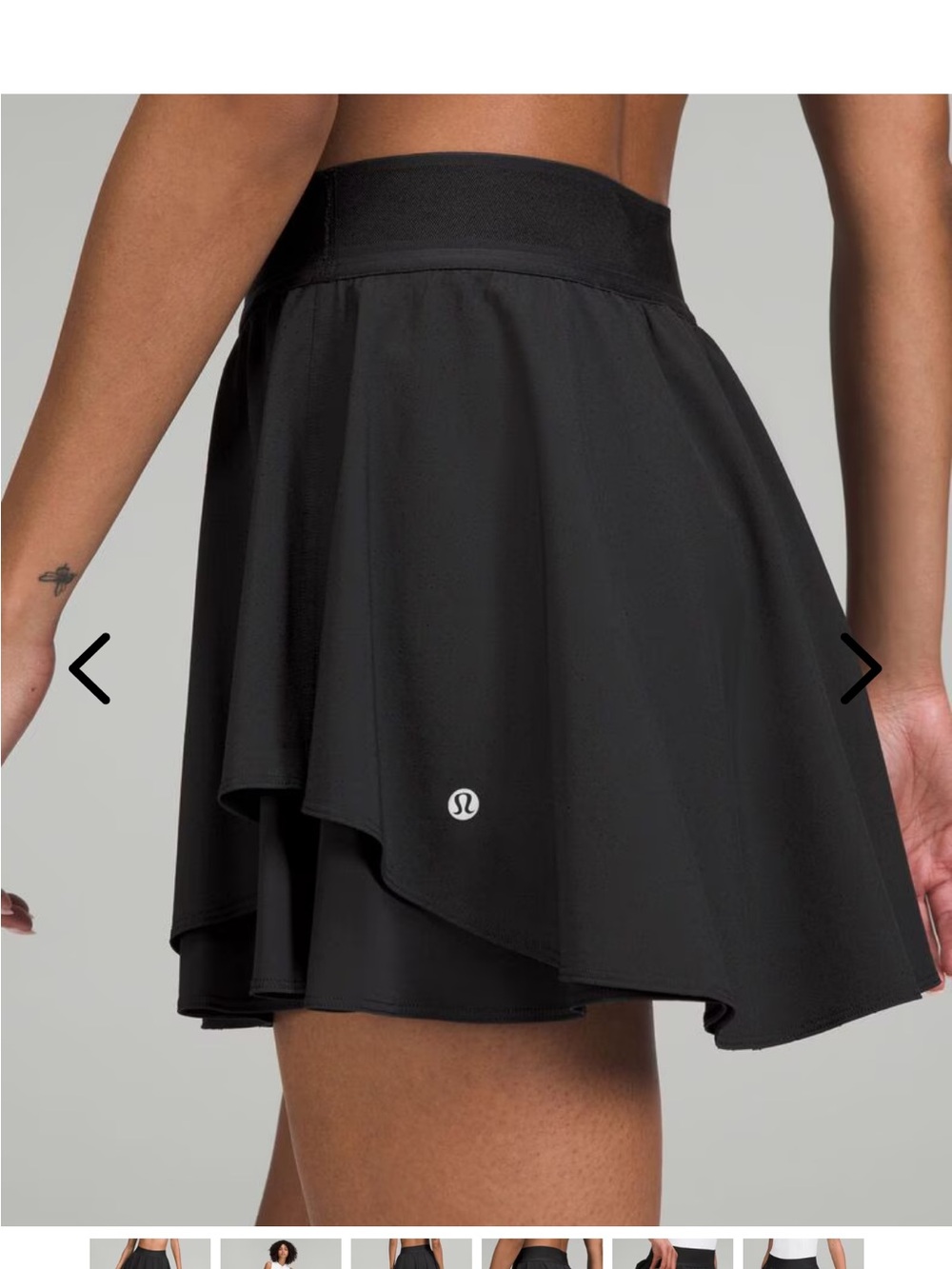 lululemon athletica Court Rival skirt with Built-In Shorts
